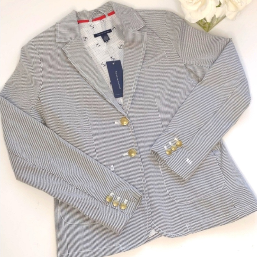 Tommy Hilfiger Blazer Sailor Blue Petite Small